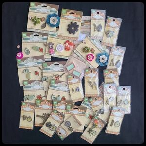 Mixed Craft Embellishments Set
